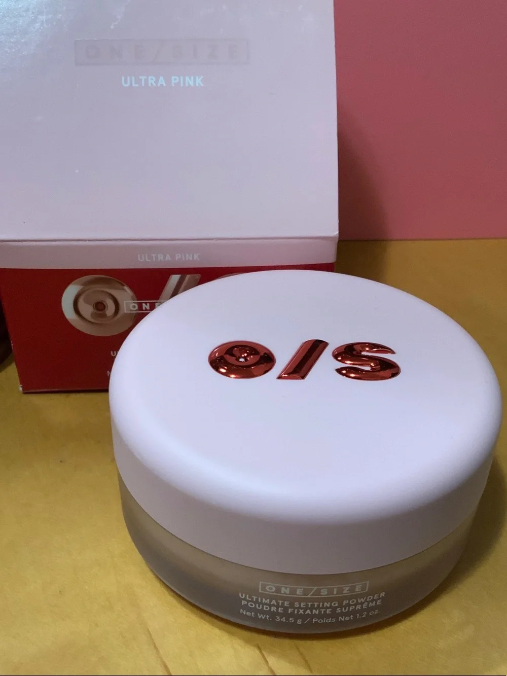ONE/SIZE Ultra Pink Blurring Setting Powder Box - Pink & Red Packaging